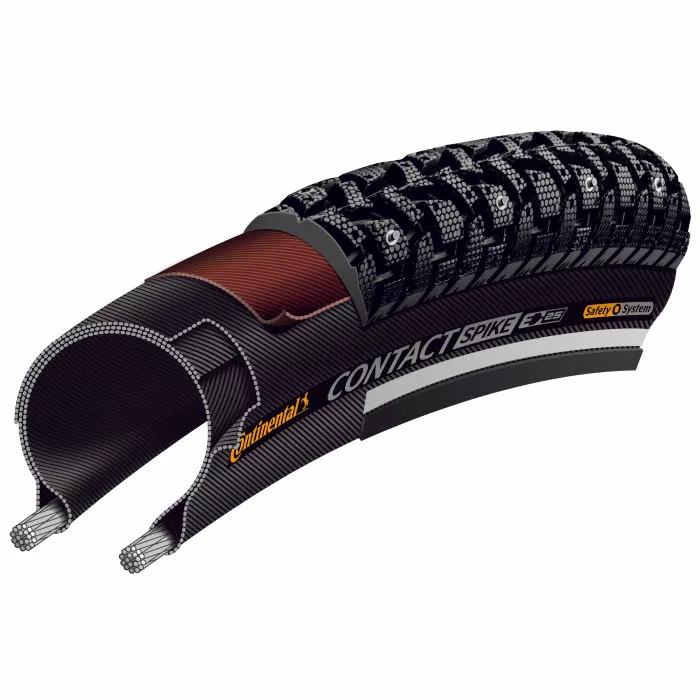 Continental Contact Spike 120 Wire Bead Tyre 3 Continental Contact Spike 120 Wire Bead Tyre - Billede 3