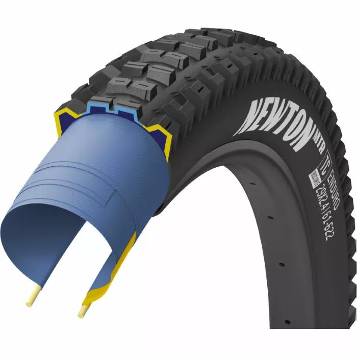 Goodyear Newton Enduro Tubeless Rear MTB Tyre Black 2.4" 29 1 Goodyear Newton Enduro Tubeless Rear MTB Tyre Black 2.4" 29