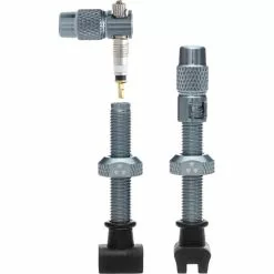 Nukeproof Universal Presta Tubeless Valves - Pair -Hjuldele Butik Nukeproof Universal Presta Tubeless Valves Pair Tyre Spares Grey FTWG18A 45LNF12R4GRY 1