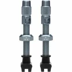 Nukeproof Universal Presta Tubeless Valves - Pair -Hjuldele Butik Nukeproof Universal Presta Tubeless Valves Pair Tyre Spares Grey FTWG18A 45LNF12R4GRY