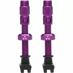 Nukeproof Universal Presta Tubeless Valves - Pair -Hjuldele Butik Nukeproof Universal Presta Tubeless Valves Pair Tyre Spares Purple FTWG18A 45LNF12R4PUR