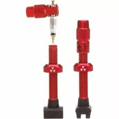 Nukeproof Universal Presta Tubeless Valves - Pair -Hjuldele Butik Nukeproof Universal Presta Tubeless Valves Pair Tyre Spares Red FTWG18A 45LNF12R4RED 1