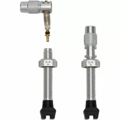 Nukeproof Universal Presta Tubeless Valves - Pair -Hjuldele Butik Nukeproof Universal Presta Tubeless Valves Pair Tyre Spares Silver FTWG18A 45LNF12R4POLSIL 1