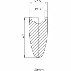 Prime BlackEdition 60 Carbon Disc Road Rim 7 Prime BlackEdition 60 Carbon Disc Road Rim -Hjuldele Butik Prime BlackEdition 60 Carbon Disc Road Rim Rims PCC60BEDRRFB 6
