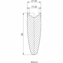 Prime BlackEdition 85 Road Rim -Hjuldele Butik Prime BlackEdition 85 Road Rim Rims PCC85BERRFB 1