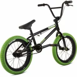 Stolen Agent 16" BMX Bike (2022) -Hjuldele Butik Stolen Agent 16 BMX Bike Black Green 2022 03