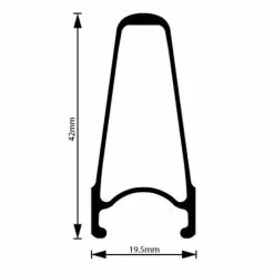 H Plus Son SL42-fælg Til Landevej -Hjuldele Butik sl42 full2